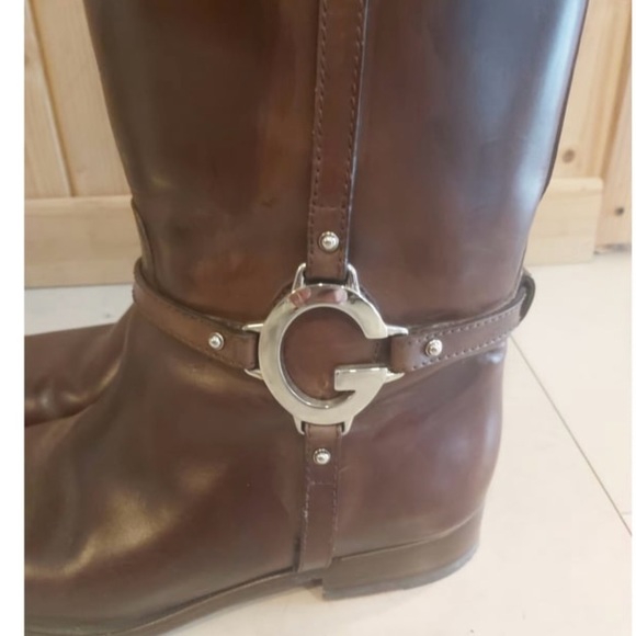 Gucci Leather Riding Boots w/ Box 39 - Picture 2 of 7